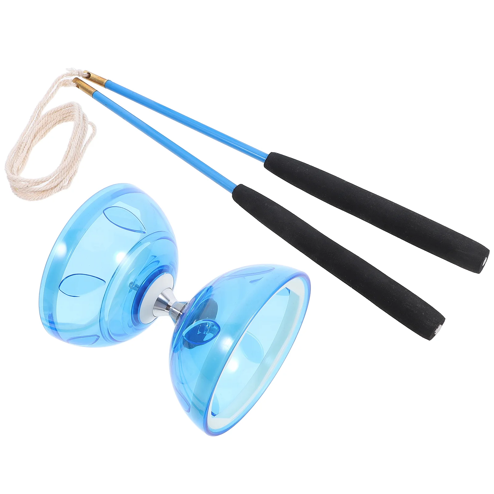 Chinese Diabolo Toy Three Bearing Classic Triple Funny Juggling Kids Outdoor for Double Head