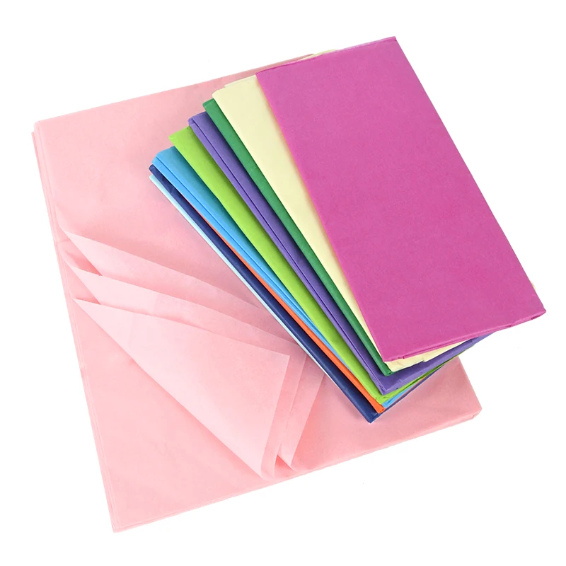 10Pcs 65x50cm Flower Wrapping Tissue Paper Wedding Event Party Flower Bouquet Gift Wrapping Paper Decoration Packaging DIY Craft