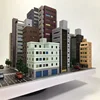 1:300 Scene City Building Sand Table Model Plastic Assembled Diorama Layout 4