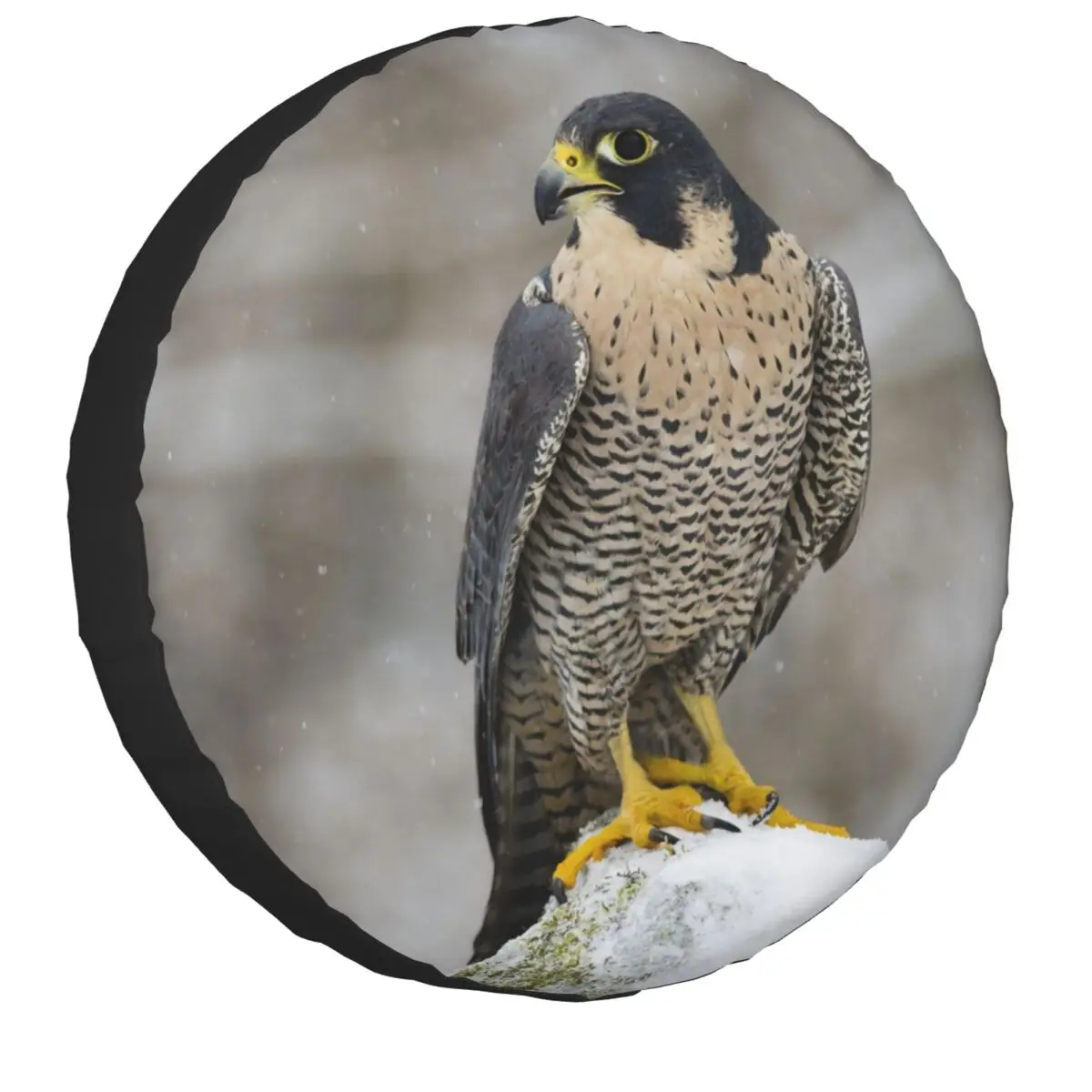 

Peregrine Falcon Animal Spare Tire Cover for Prado RV SUV 4WD 4x4 Car Wheel Protector Covers 14" 15" 16&qu