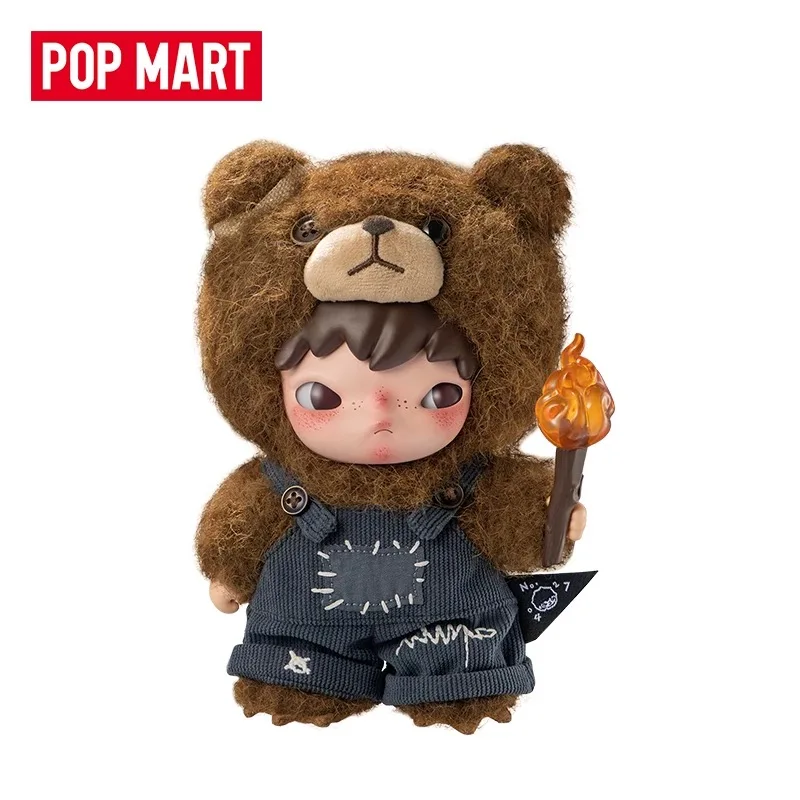 Brinquedo Autêntico POPMART Hirono Little Wild Bear, um presente