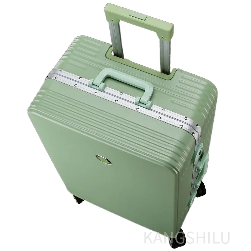 New Fashion Aluminum Frame Trolley Suitcase 20''22''24''26''28''-Inch Roller Luggage Travel Suitcase With Wheels Carry-on Case