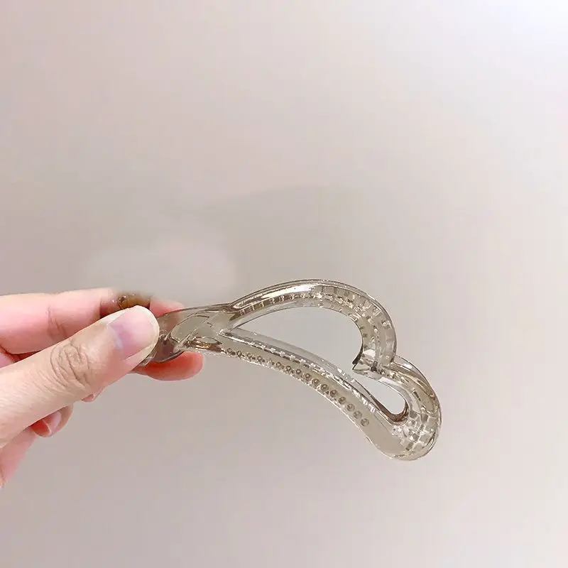 Mode Banana Pin Vertikale Haar Clip Hohe Pferdeschwanz Haar Krallen Für Frauen Koreanische Nicht-Slip Banana Haar Clip Sommer zubehör – Detail 6