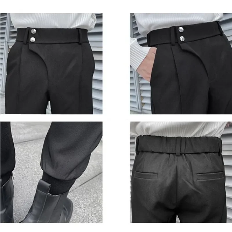 2024 Brand Clothing Harem Jogger Pants Men Cotton Sweatpants Trousers Men Casual Lightweight Spring Summer Men Casual Pants