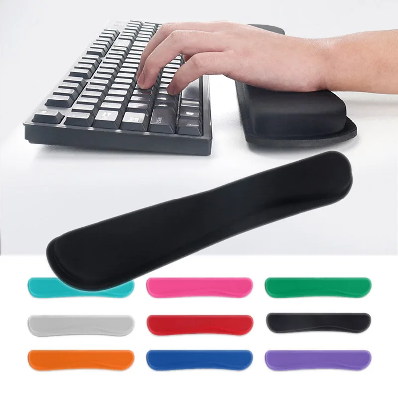 Keyboard Wrist Rest Pad Mouse Pad Memory Foam Superfine Fibre For Pc
