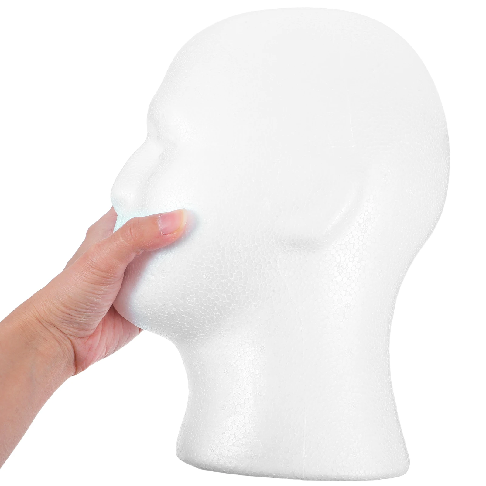 Practical Foam Mannequin Head For Hat Display Male Holder Stand Rack Mannequin Man Head Model Display Foam Mannequin Head