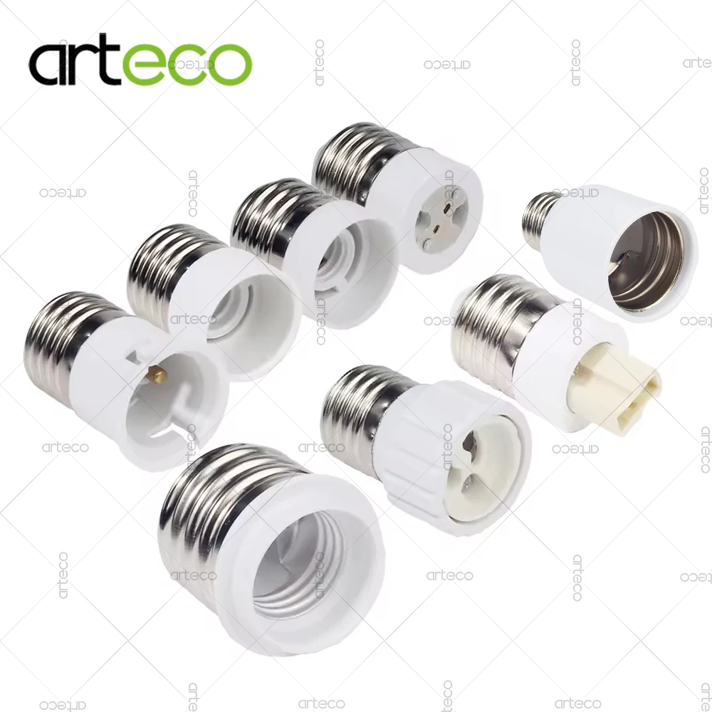 1PCS E27 Male To E14 G9 E12 B22 G4 MR16 E40 GU10 Female Lamp Base Lamp Holder Converter Socket Adapter For LED Corn Bulb Lights