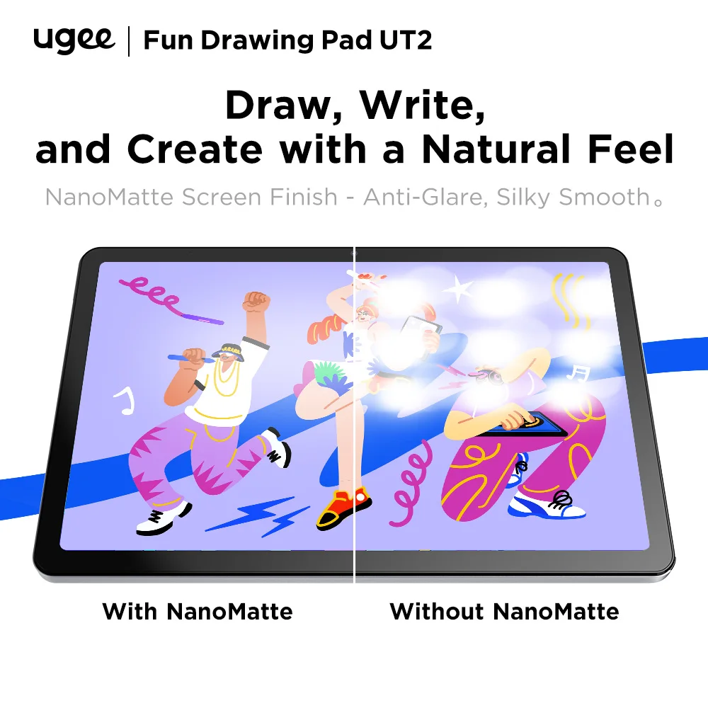 UGEE UT2 Fun Drawing Pad 6GB+128GB Full-Laminated Screen 2K