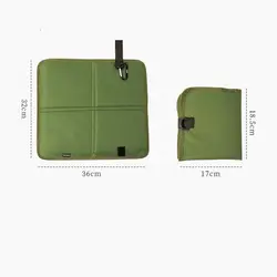 Portable Waterproof Foldable Outdoor Comfort Seat Cushion (Green C)