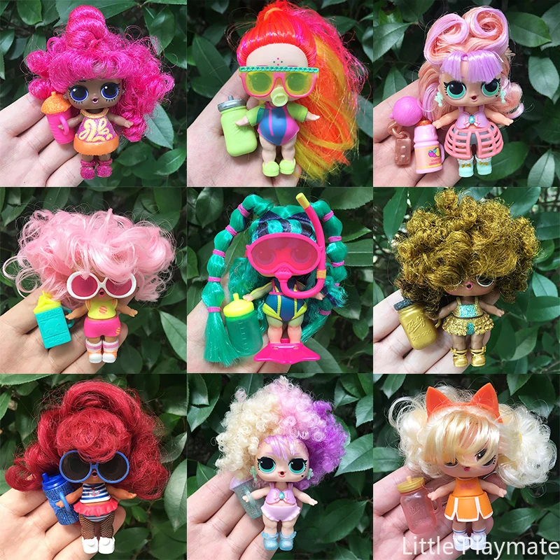Lol Dolls Original Hairvibes Variety Real Hair Series Accessories Action Figure Toys Anime Model
