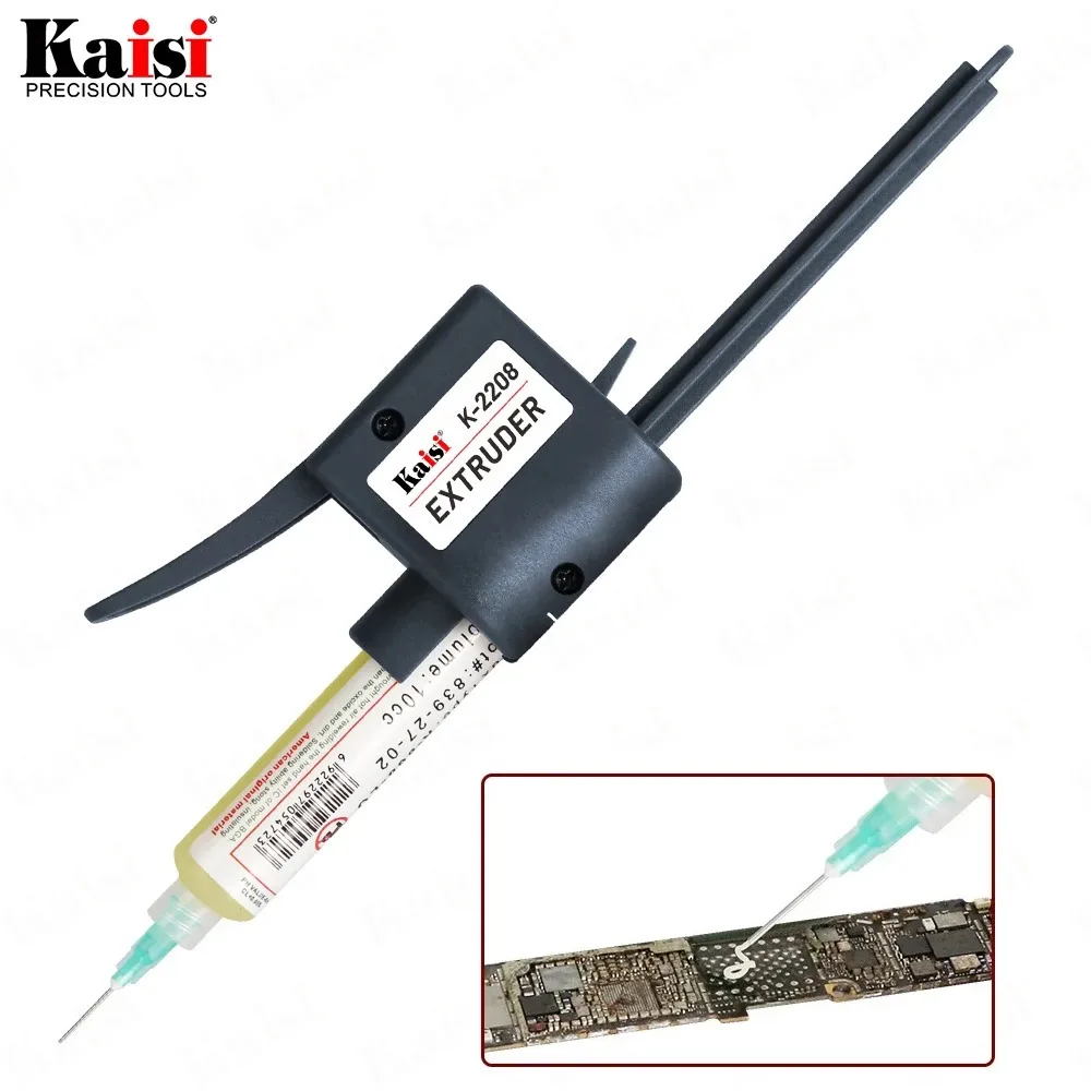 카이시 K-2208 노동 절약형 수동 글루건 (휴대폰 용접 오일 부스터 플럭스 솔..