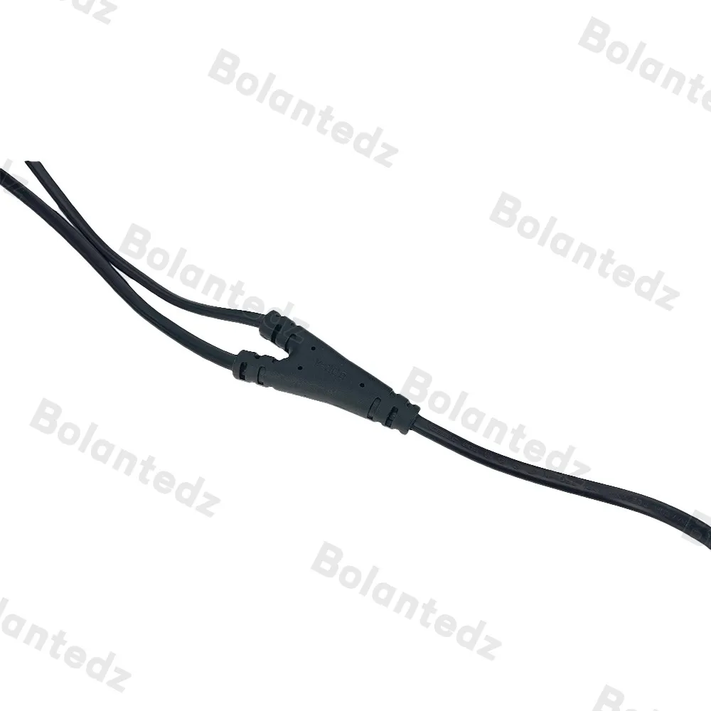 Power Splitter Cable EU CEE7/16 90 Degree Male to Female Dual Output 2 Ways Outlet Extension European 2 Prong M/F