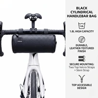 Sac de guidon de vélo étanche 1,8 L, sac de tube avant pour VTT et vélo de route, installation facile, grande capacité, sac de rangement pour le cyclisme 2