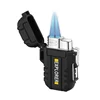 Waterproof Lighter with Lanyard Outdoor Survival Torch Lighter Windproof Butane Turbo Cigarette Lighter Camping Smoke Accesoires 1