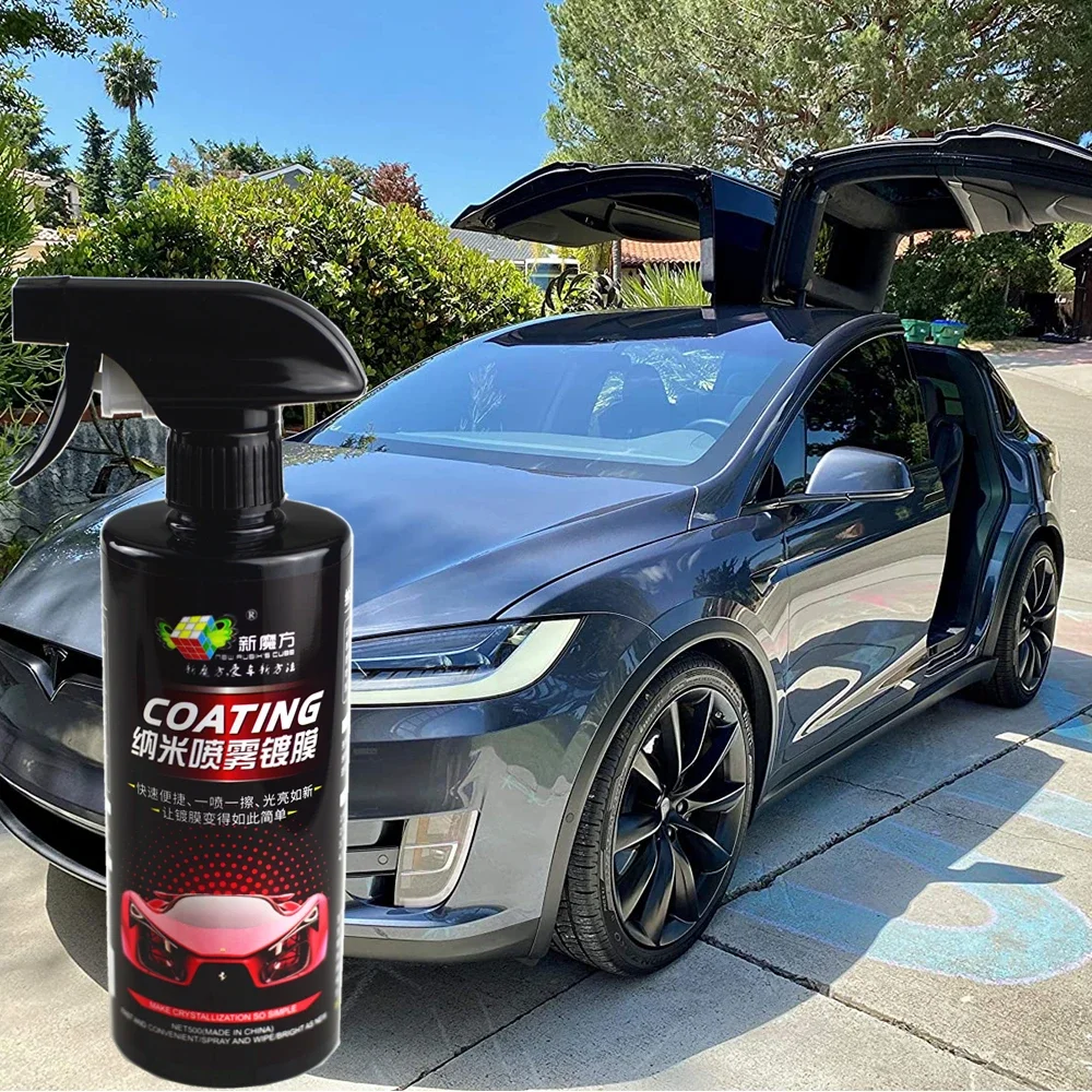 

Ceramics for Cars 9H Coating Polish Nano Glass Plated Crystal Liquid Hydrophobic Coating Waterproof Film 500ml Car Polishing