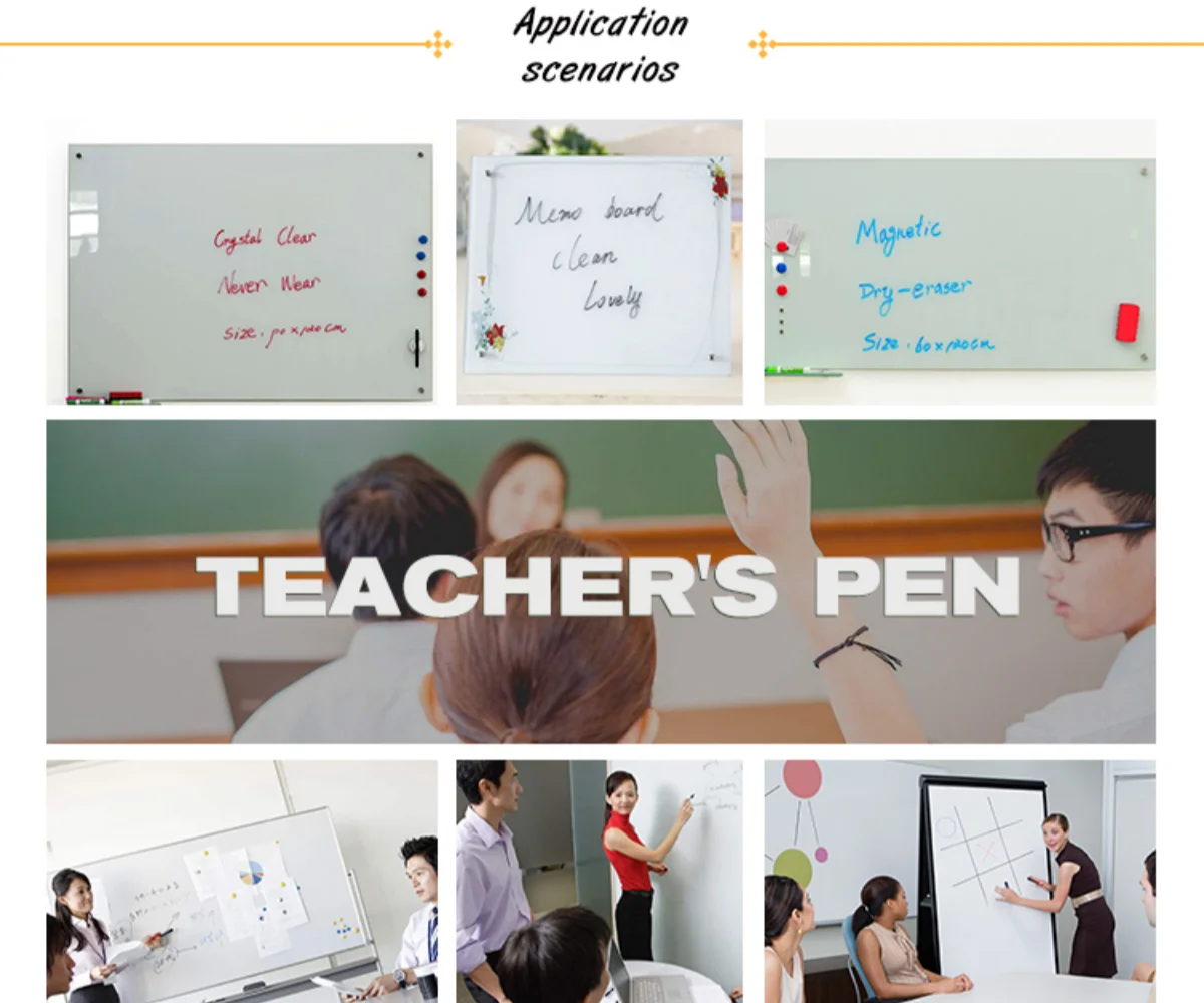 Erasable Whiteboard Marker Pen Dry Erase Blackboard Marker Black/Blue/Green/Red Chalk Glass Office School Art