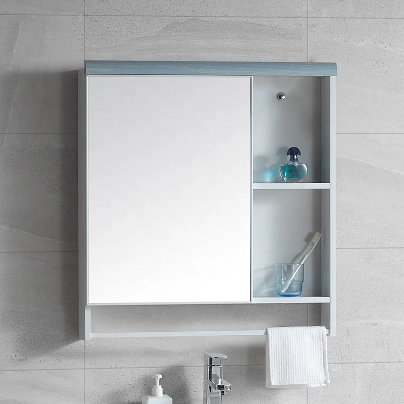 Small Traditional Design Bathroom Unit Rectangle Bathroom Cabinet With Wash Basin And Mirror