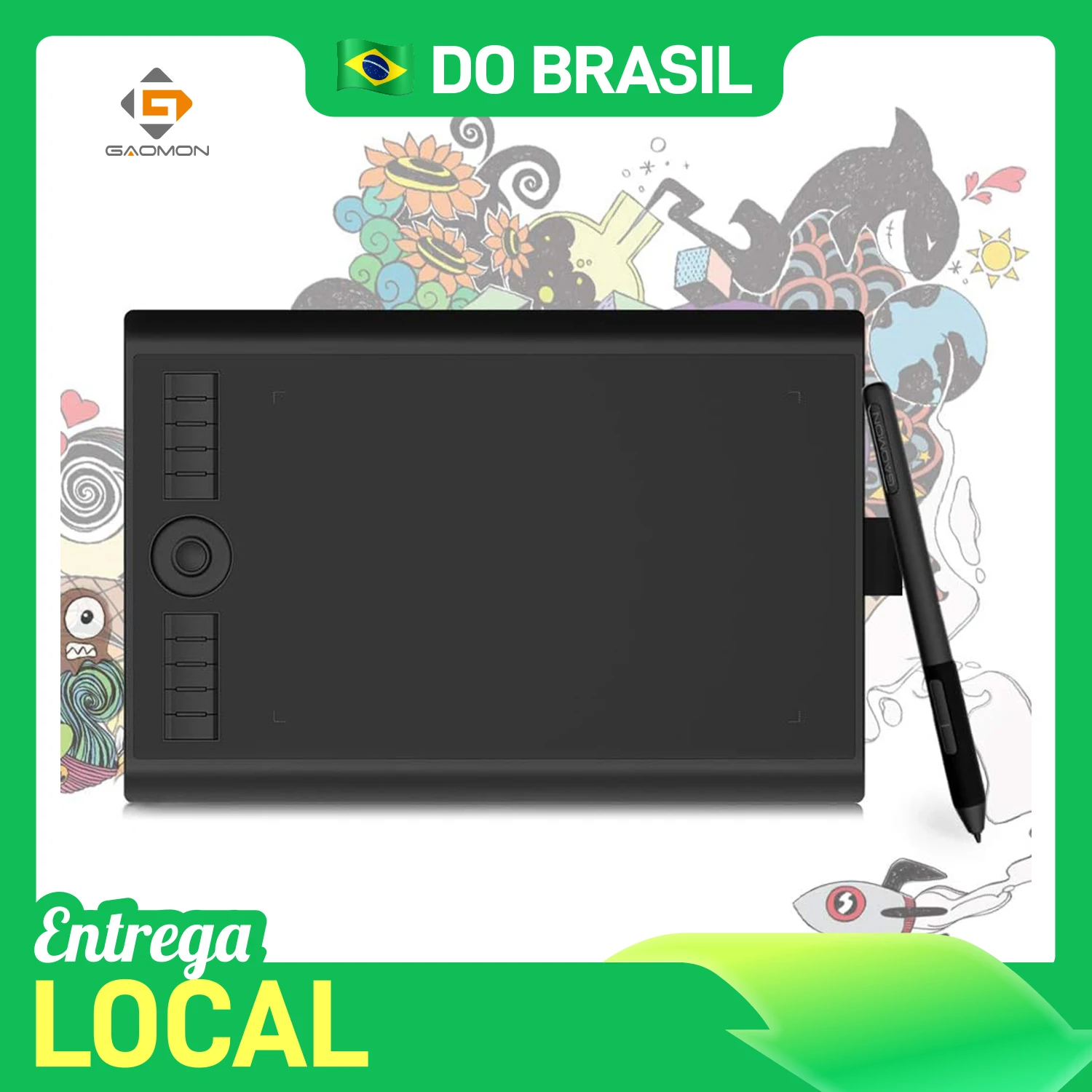 Gaomon Graphics Dawing Tablet Gaomon M10k GAOMON M106K PRO 10 X 6.25 ...