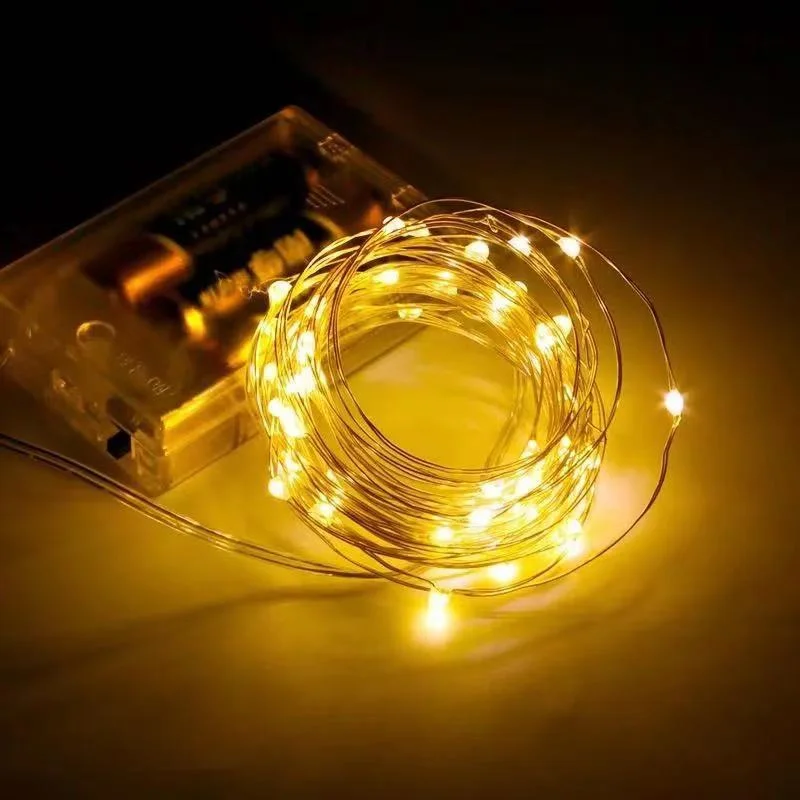 Enchanting Fairy Lights - Battery-Powered String Lights for Festive Decor and Ambiance