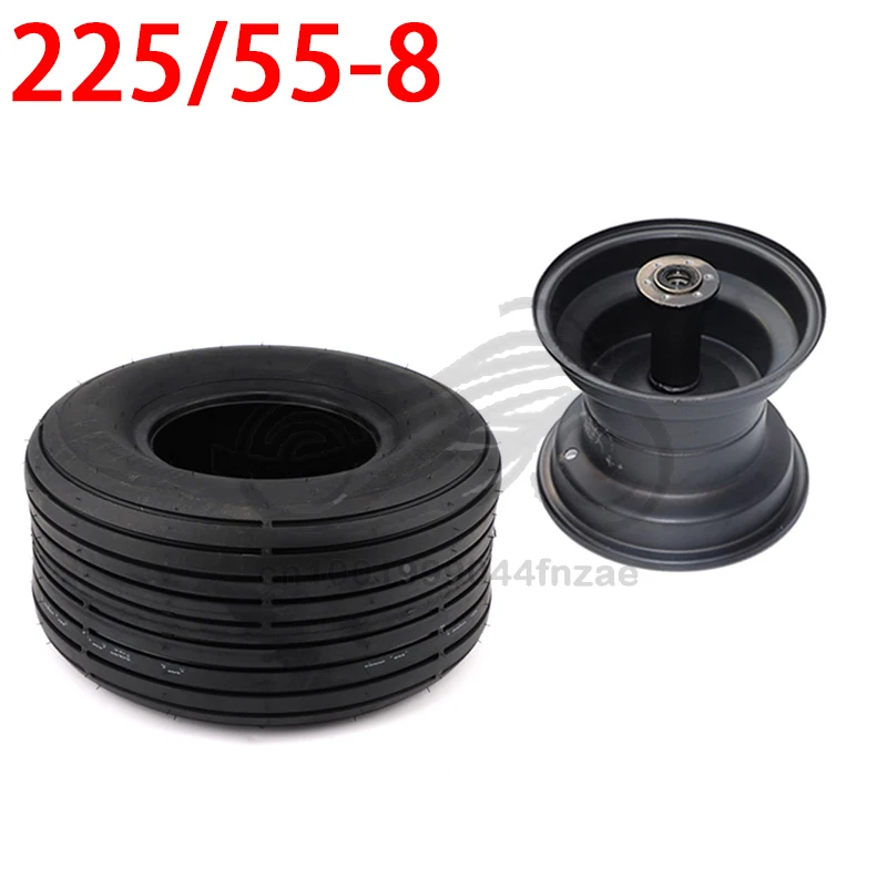 

225/55-8 tires 18x9.50-8 front/rear 4PR vacuum tires 8 inch rims fit for Harley China bicycle electric scooters