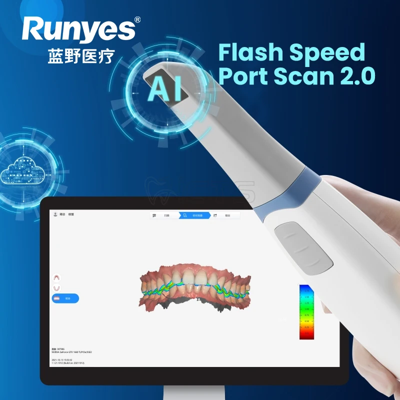 Runyes-IOS-11-Intraoral-Scanner-Ergonomic-Scanner-Head-Design-Rapid ...