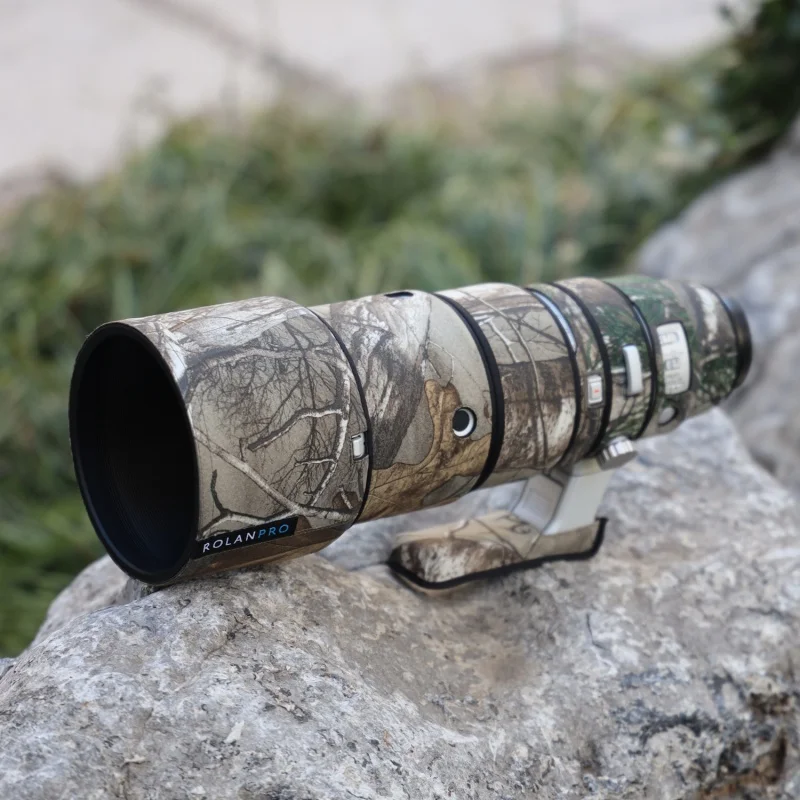 ROLANPRO Wasserdichter Objektivmantel für FUJI FUJINON XF 500 mm F5.6R LM OIS WR Camouflage Objektivabdeckung Guns Case Objektivschutzhülle – Detail 6
