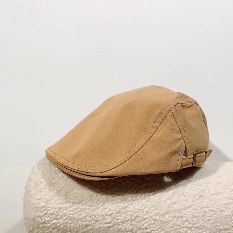 Reverse Beret Ladies Duck Tongue Cap Vintage Forward Cap Men Thin Section Painter Fall Beret