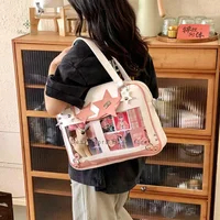 Y2K Trendy Star Ita Bag Lolita Girl Transparent Pocket Fashion Crossbody Bag Women's DIY Display Shoulder Bag Cute Purse Handbag - Image 5