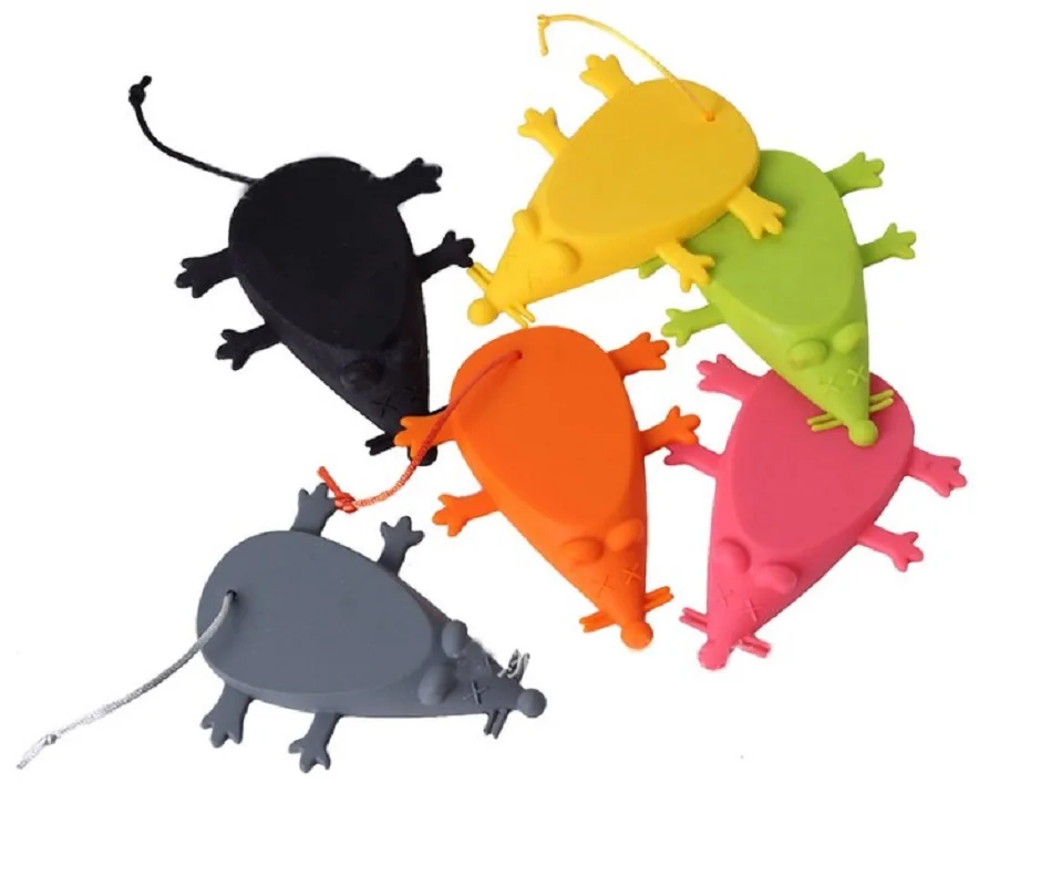 Mouse Shaped Silicone Door Stoppers Safety Block Wedge Doorstops Door Wall Crash Protection Anti-Collision Rear Retainer Stop door stopper silicone door stopper door stopper bumpers