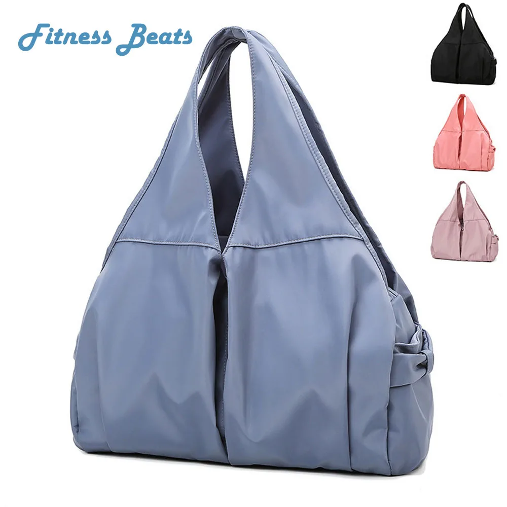 

Woman Travel Swimming Yoga Gym Bag Large Capacity Dry Wet Separation Sports Fitness Duffel Handbag Short Distance Lightweight