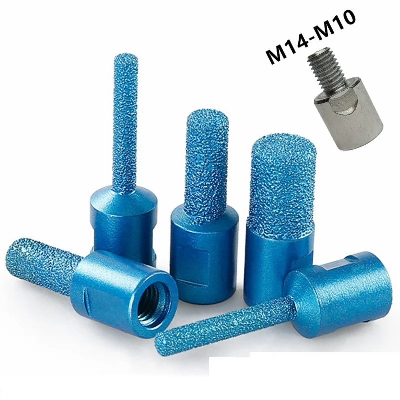 M10 Vacuum Brazed diamond stone Core drill bit slotting Trimming tool