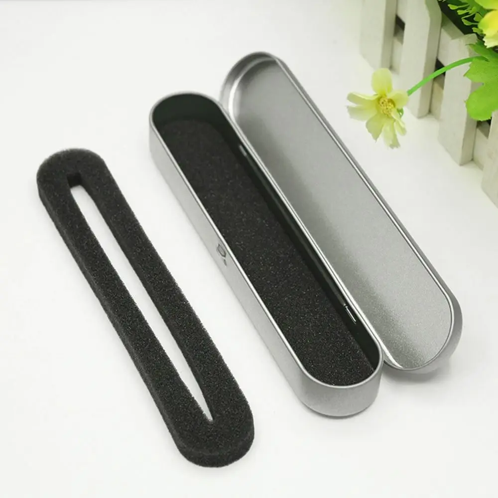 

Student Supplies Silver Gift Box Pencil Case Stationery Case Pencil Box Storage Box