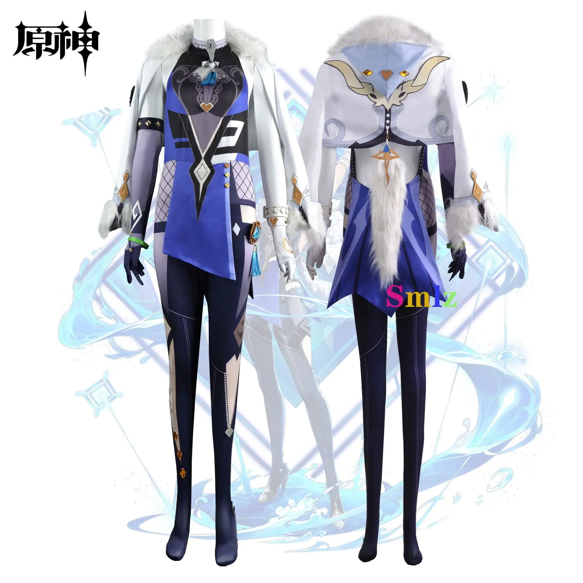 CoCos-SSS Game Genshin Impact Yelan Cosplay Costume Game Cos Genshin Impact  Cosplay Valley Orchid Yelan Costume with Cosplay Wig - AliExpress