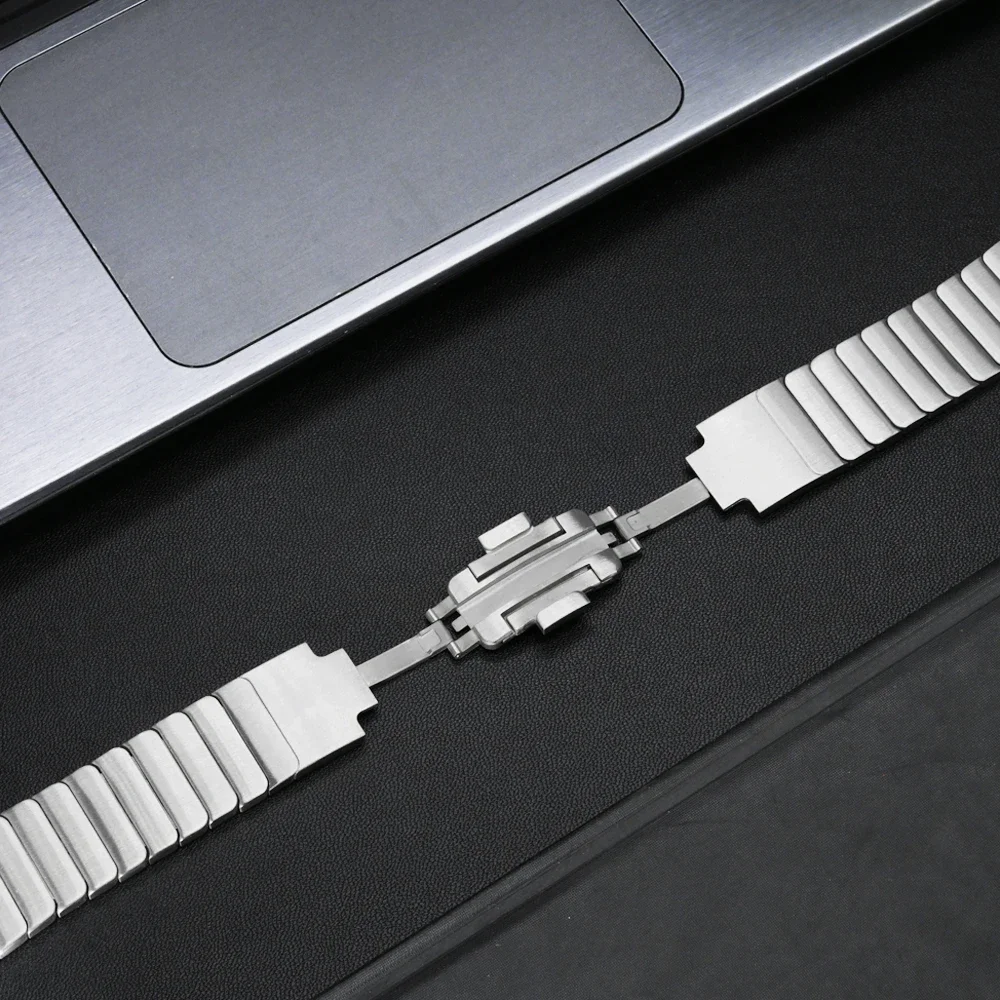 Luxury Stainless Steel No Gaps Bracelet Band – Premium Metal Strap