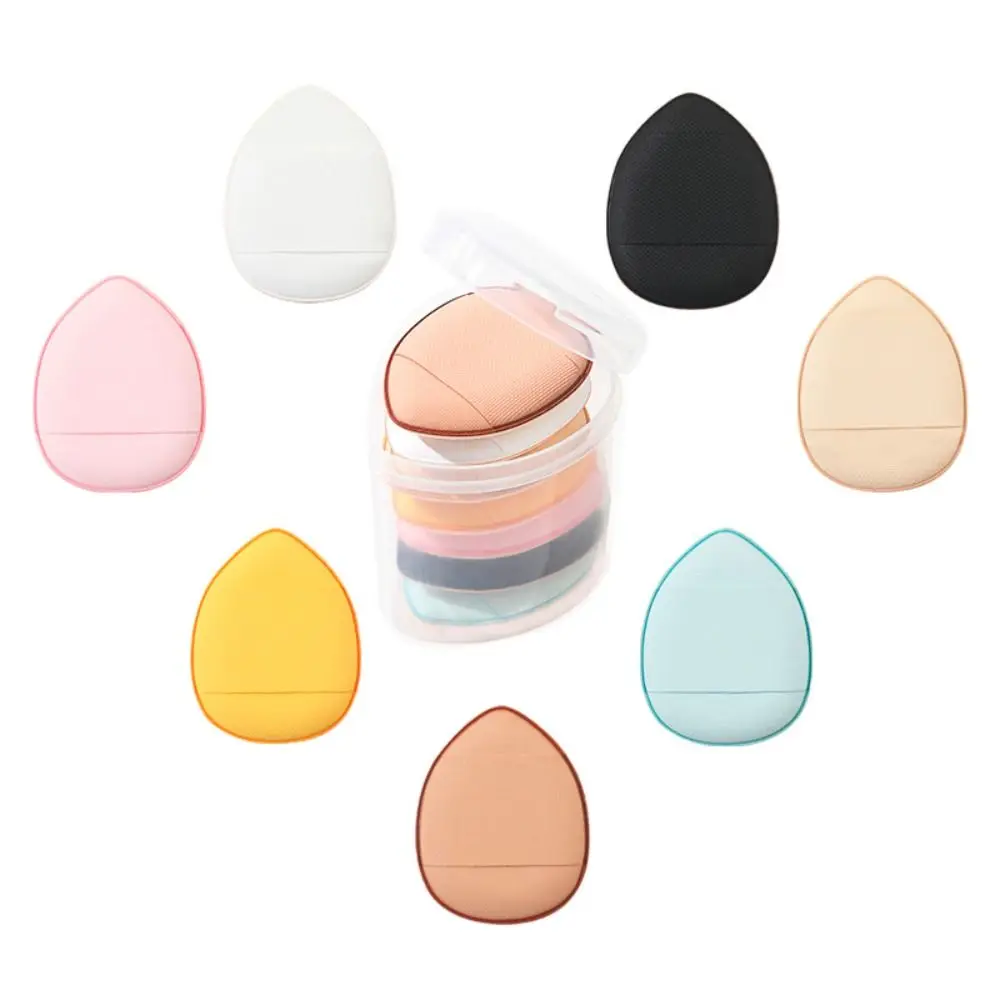 

Tool Dry Wet Dual-use Highlighter Blender Blush Cosmetic Puff Makeup Sponge 7pcs Mini Finger Puff Thumb Air Cushion Puff