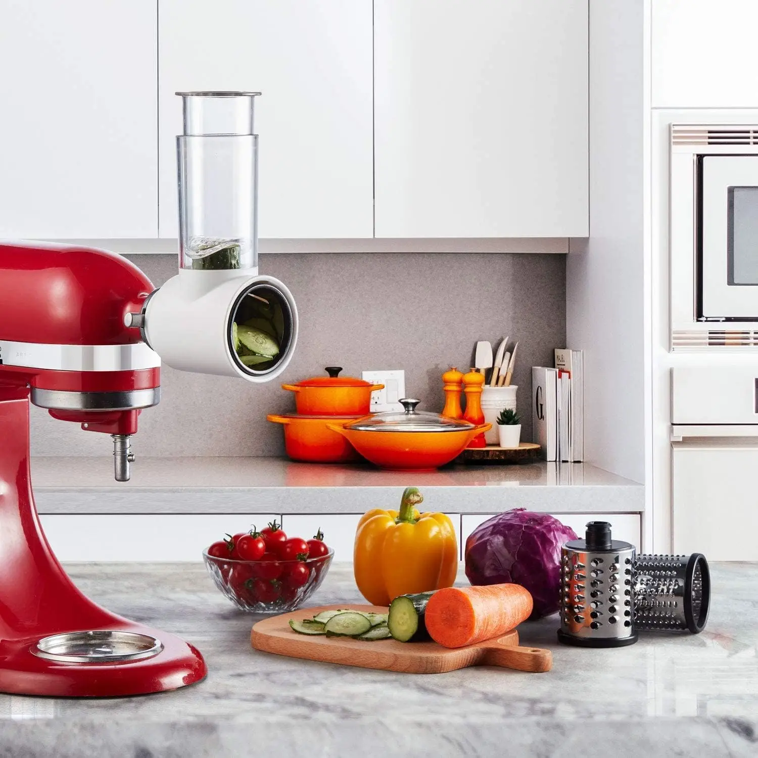 Slicer Shredder Attachment for KitchenAid Stand Mixers, Vegetable