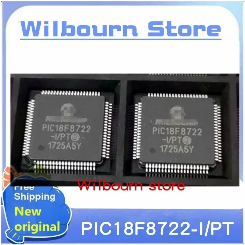 

2 шт. ~ 10 шт./партия Φ/PT PIC18F8722-I/PT QFP80 новый оригинальный