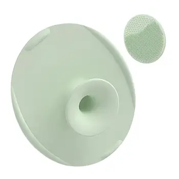 Scrubber per il cuoio capelluto del bambino Spazzola per capelli da bagno per bambini Strumento di pulizia in silicone morbido per tappo di culla Pettine per massaggio a ventosa per ragazzi e ragazze
