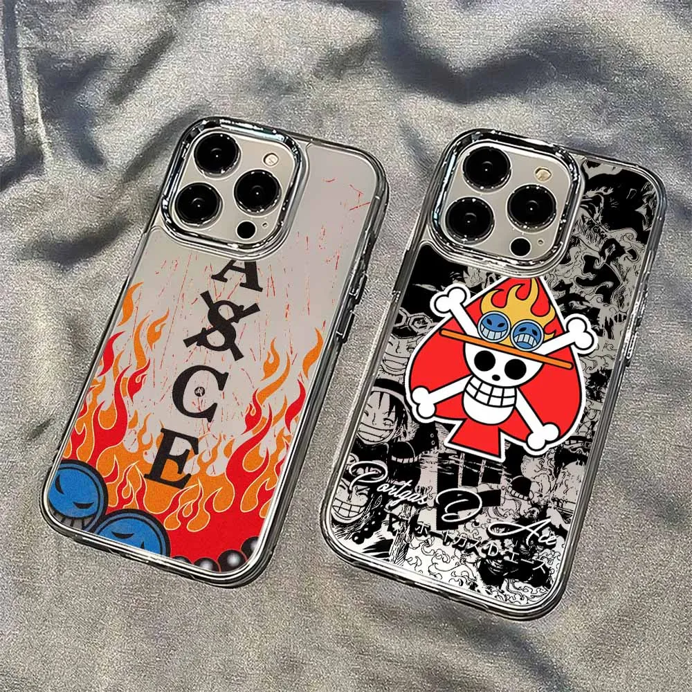 Anime Cool Logo Phone Case - Transparent Soft TPU Cover with Creative Design