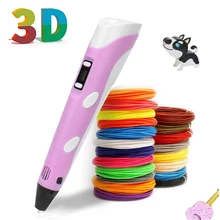 

Original 3D Pen For Kids With LCD Screen Compatible printer part PLA Filament Toys for Children Christmas Birthday Gift
