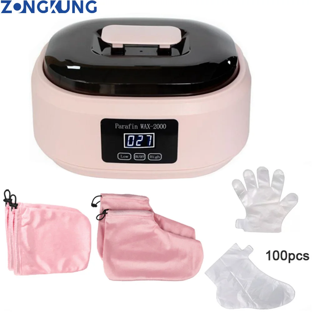 

Hands and Feet Mask Warmer Paraffin Wax Bath Heater Machine Moisturizing Hydrating Kit Hand Waxing Spa Smooth and Soft Skin Care