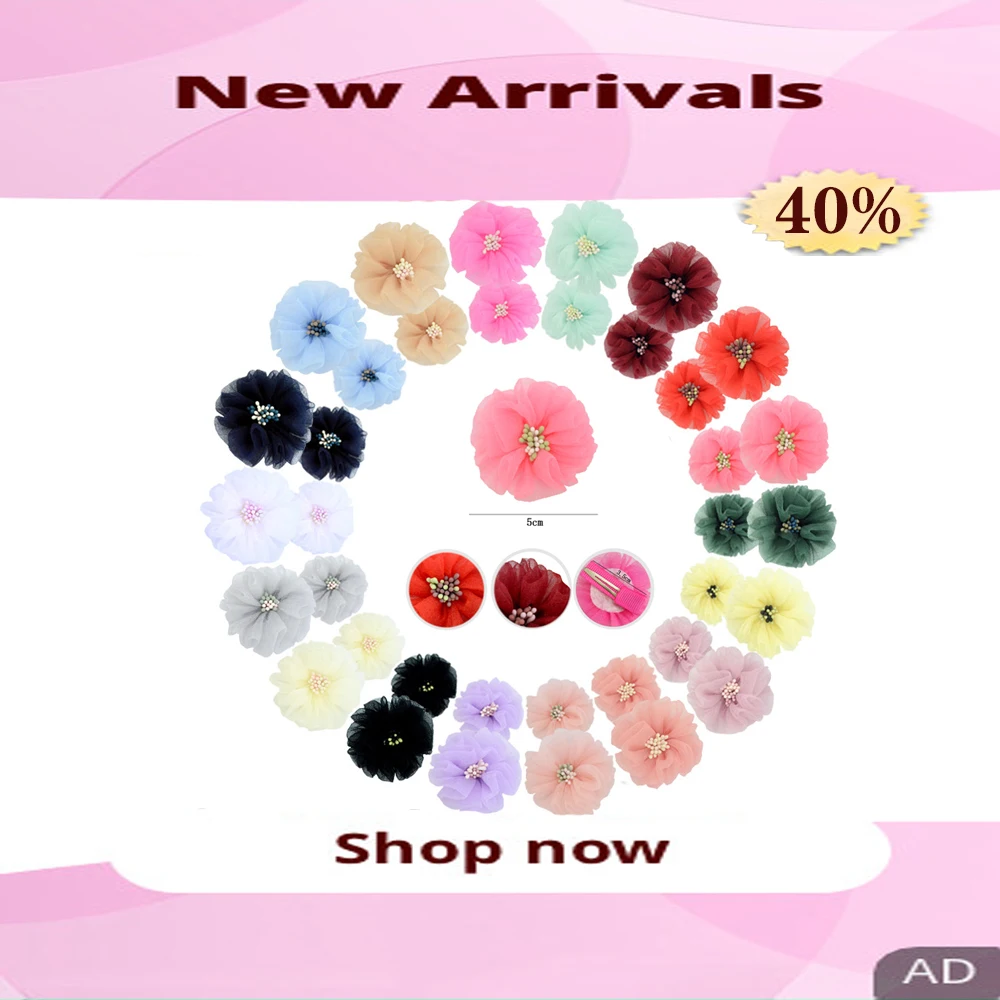 

Baby Headband Newborn Rose Elastic Hair Band Chiffon Flower Rhinestone Lace Headbands Baby Girls Hair Accessories Headwear