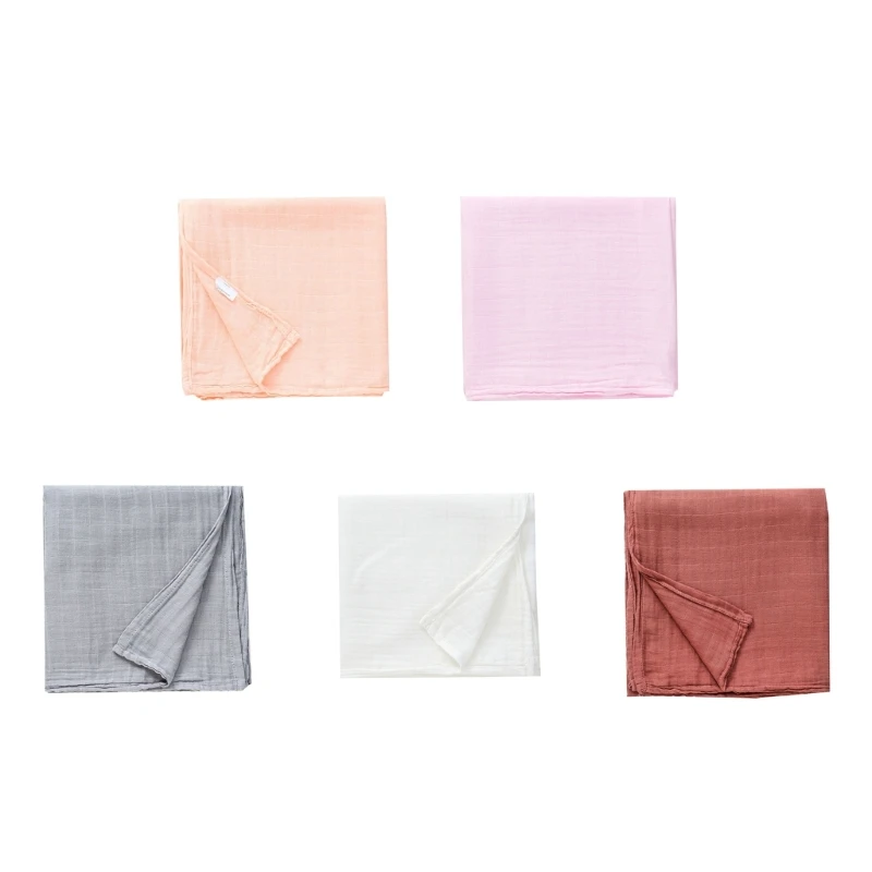 

2024 New Lightweight Newborn Baby Infant Muslin Gauze Cotton Swaddle Blanket Wrapping Baby Bath Towels Breathable Comfy Swaddle