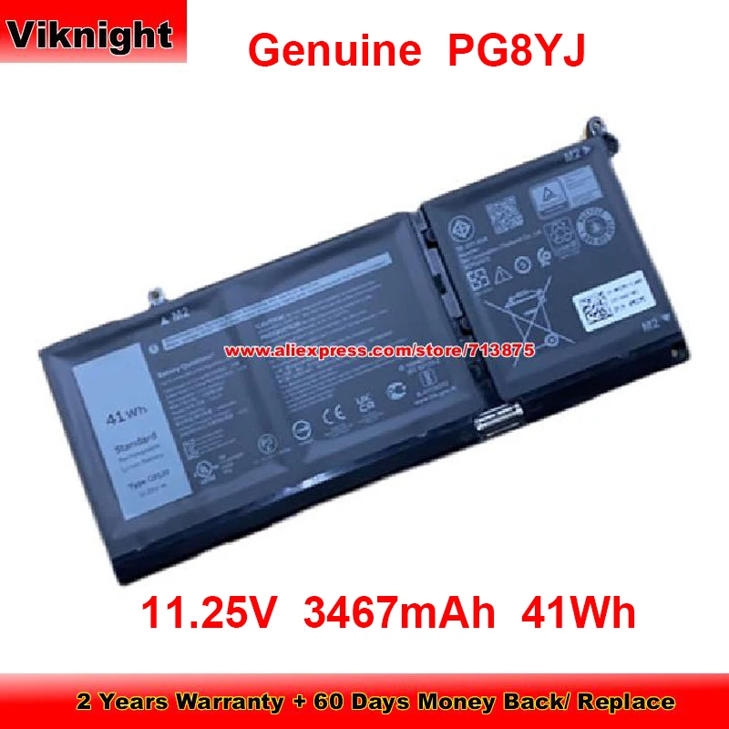 Genuine Pg8yj Battery G91j0 For Dell Latitude 3520 3511 3420 Mgcm5