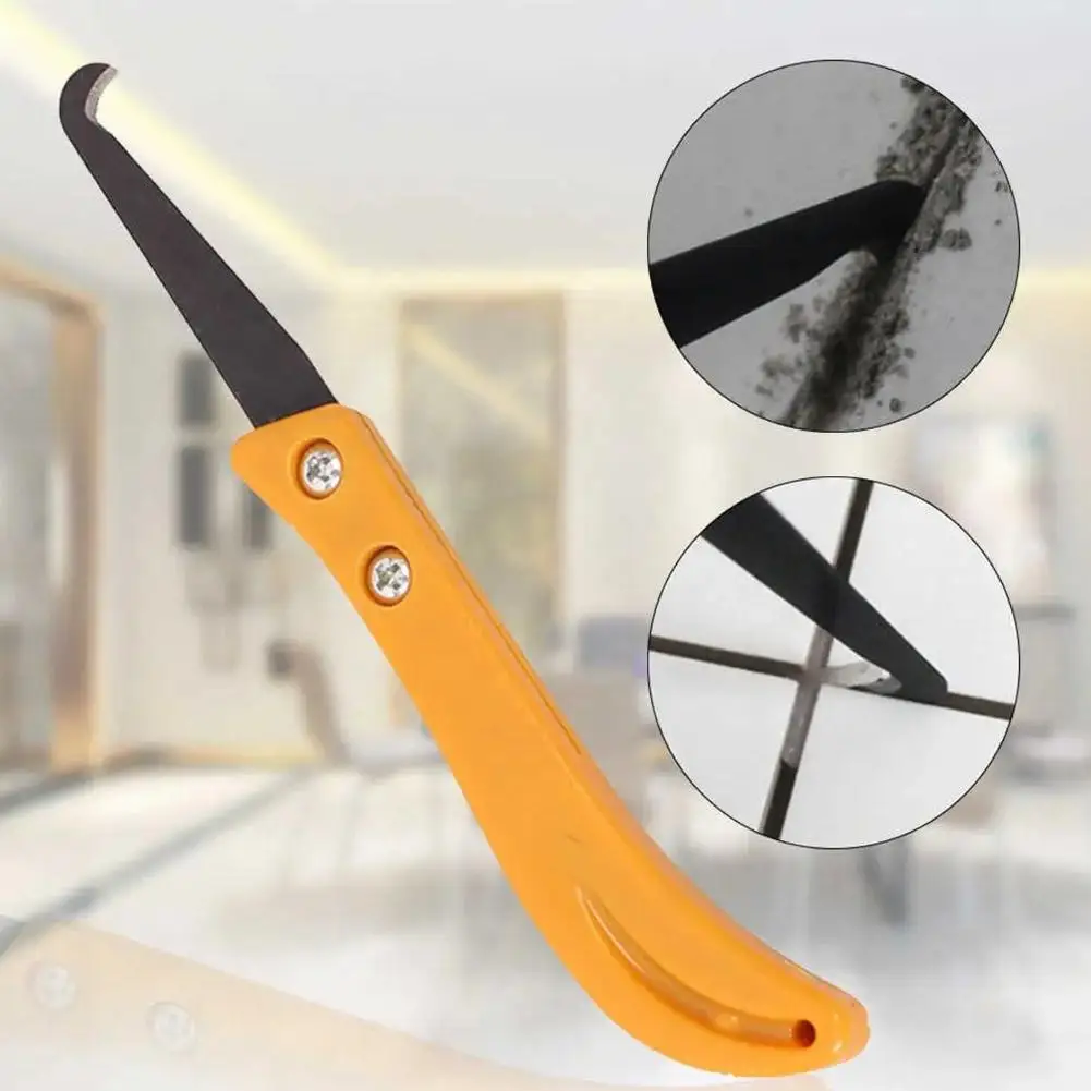 

Professional Tile Repair Hook Knife For Cleaning Removal Wall Floor Grout Notcher Hand Construction Tools L3Y1