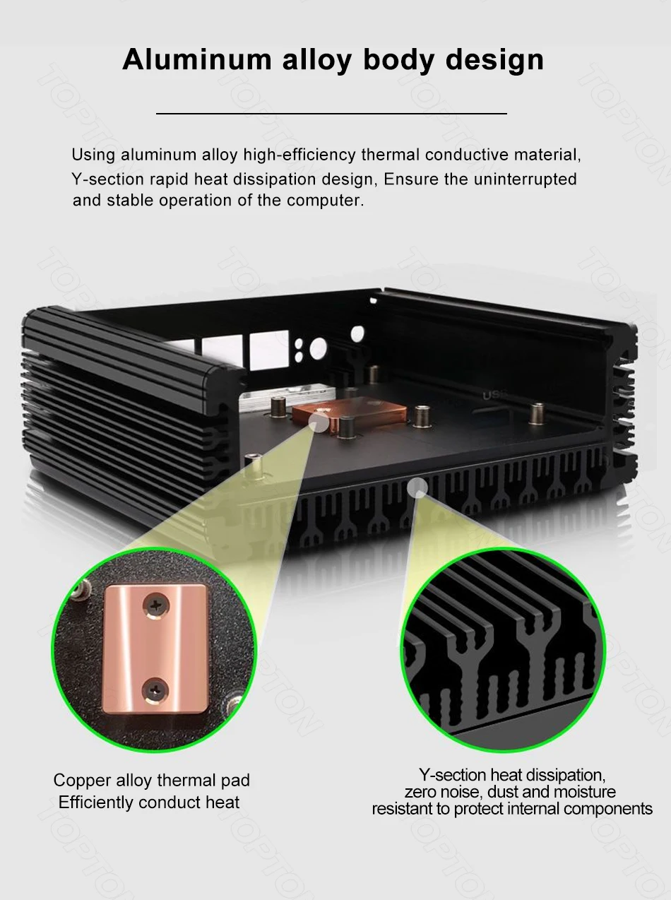 Fanless Mini PC N6005 2.5G LAN Router N5105 4xIntel I226-V DDR4 M.2 NVMe SSD TPM2.0 Micro Firewall Appliance Description Image.This Product Can Be Found With The Tag Names Barebone Mini PC, Computer Office