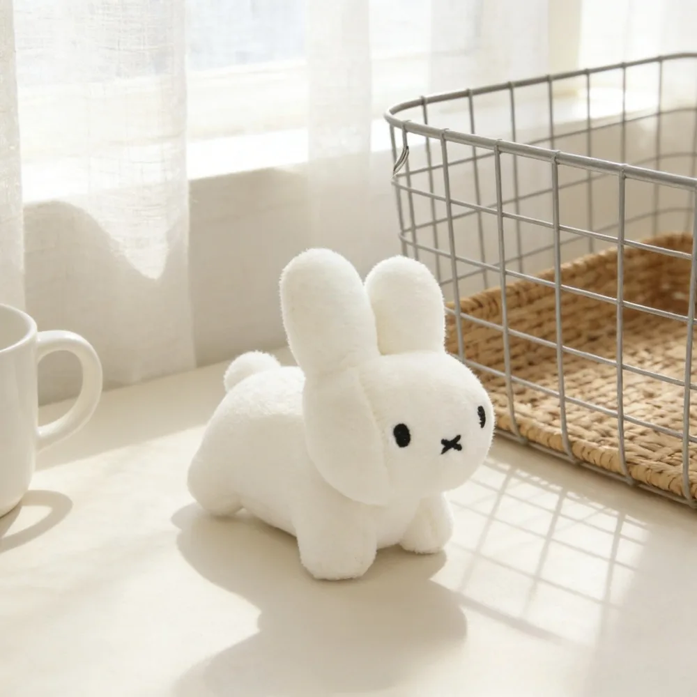 카와이 미피 귀여운 휴대용 인형 슈퍼 귀여운 미니 토끼 가방 펜던트 데스크탑 장식품 선물 장난감