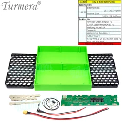 Enhanced E-Bike Battery Box with Holder and 30A BMS for Electric Scooters and Bikes (Green BMS Wire)