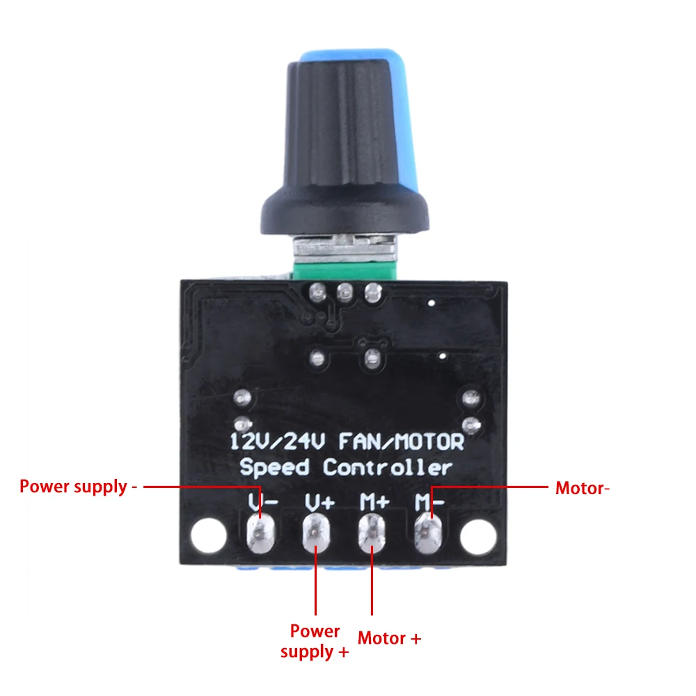 5V 12V 10A Voltage Regulator PWM DC Motor Speed Controller Governor Stepless Speed Regulator LED Dimmer Controller Power Supply