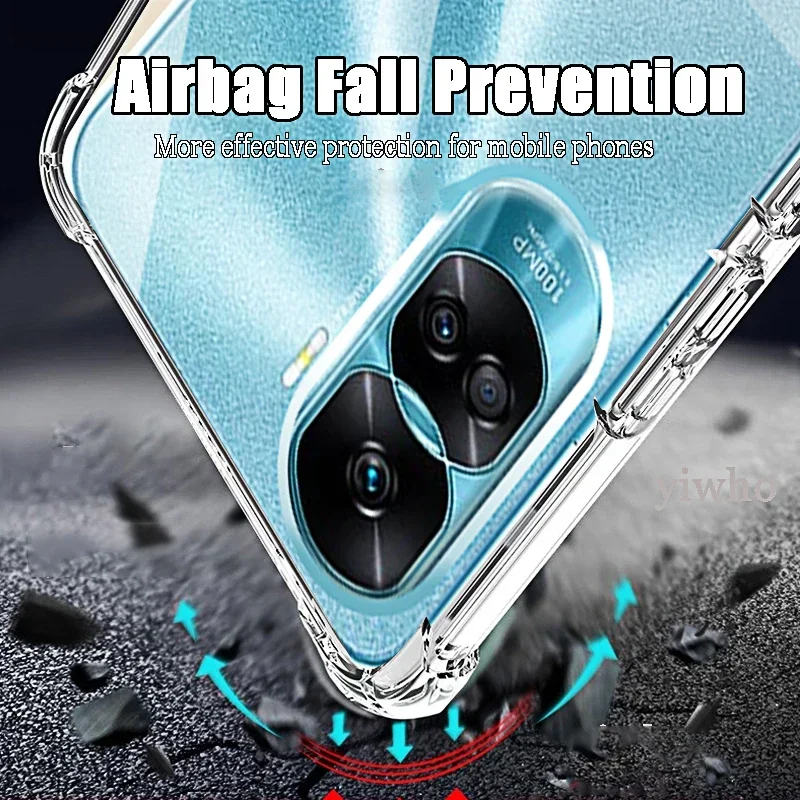 Crystal Clear Shockproof Silicone Protective Case